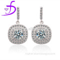 925 sterling silver earring cubic micro pave setting